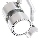Steinhauer Spotlight bar NATASJA 2-vlams, Dim-To-Warm, instelbaar GU10 IP20, staal geborsteld dimbaar
