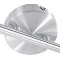 Steinhauer Spotlight bar NATASJA 4-vlams, lang, Dim-To-Warm, instelbaar GU10 IP20, staal geborsteld dimbaar