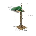 Steinhauer table lamp ANCILLA long, adjustable, with pull switch chain E27 IP20, brushed bronze 