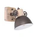 Mexlite Spot GEARWOOD, 1 flame, anthracite