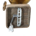 Mexlite Spot GEARWOOD, 1 flame, brown