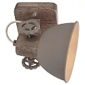 Mexlite Plafondarmatuur GEARWOOD E27 IP20, dimbaar