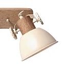 Mexlite ceiling luminaire GEARWOOD E27 IP20, dimmable