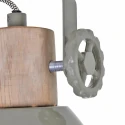 Mexlite Plafondarmatuur GEARWOOD 2-vlams, instelbaar E27 IP20, groen, glanzend dimbaar
