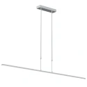 Steinhauer Pendelarmatuur ZELENA / 155CM up down, CCT Switch, instelbaar, met aanraakdimmer IP20, staal geborsteld dimbaar