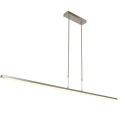 Steinhauer Pendelarmatuur ZELENA / 155CM up down, CCT Switch, instelbaar, met aanraakdimmer IP20, staal geborsteld dimbaar