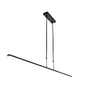 Pendelarmatuur ZELENA / 155CM up down, CCT Switch, instelbaar, met aanraakdimmer IP20, zwart mat dimbaar