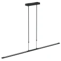 Steinhauer Steinhauer Pendant luminaire ZELENA LED, 3 flames, L:150cm, black