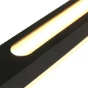 Steinhauer Steinhauer Pendant luminaire ZELENA LED, 3 flames, L:150cm, black