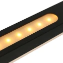 Steinhauer Steinhauer Pendant luminaire ZELENA LED, 3 flames, L:150cm, black