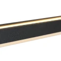 Steinhauer Steinhauer Pendant luminaire ZELENA LED, 3 flames, L:150cm, black