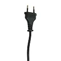 Mexlite Floor lamp SOLVA, 1 flame, black lamp head, black