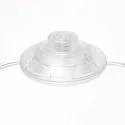 Steinhauer floor lamp PRESTIGE CHIC cylindrical, with switch, with shade, with jointed arm, with plug E27 IP20, steel brushed 