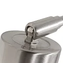 Steinhauer wall luminaire PRESTIGE CHIC cylindrical, with switch, with shade, with jointed arm, with plug E27 IP20, steel brushed dimmable