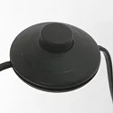 floor lamp PRESTIGE CHIC cylindrical, with switch, with shade, with jointed arm, with plug E27 IP20