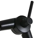 Steinhauer wall luminaire PRESTIGE CHIC cylindrical, with switch, with shade, with jointed arm, with plug E27 IP20, black matt dimmable
