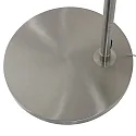 Steinhauer floor lamp SPARKLED LIGHT cylindrical, with switch, with shade, with plug, adjustable E27 IP20, steel brushed 