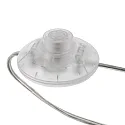 Steinhauer floor lamp SPARKLED LIGHT cylindrical, with switch, with shade, with plug, adjustable E27 IP20, steel brushed 