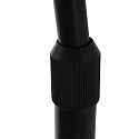 Steinhauer floor lamp SPARKLED LIGHT cylindrical, with switch, with shade, with plug, adjustable E27 IP20, black matt 