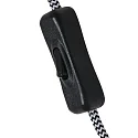 Steinhauer wall luminaire ELEGANT CLASSY with switch, with shade, with strain relief, with plug, adjustable E27 IP20, black matt 