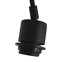 Steinhauer wall luminaire ELEGANT CLASSY with switch, with shade, with strain relief, with plug, adjustable E27 IP20, black matt 