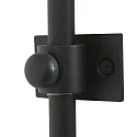 Steinhauer wall luminaire SPARKLED LIGHT cylindrical, with shade, adjustable E27 IP20, black matt 