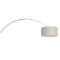 Steinhauer Wandarmatuur SPARKLED LIGHT cilindrisch, met lampenkap, instelbaar E27 IP20, staal geborsteld 