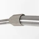 Steinhauer wall luminaire SPARKLED LIGHT cylindrical, with shade, adjustable E27 IP20, steel brushed 