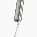 Steinhauer wall luminaire SPARKLED LIGHT cylindrical, with shade, adjustable E27 IP20, steel brushed 