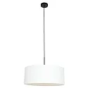 pendant luminaire SPARKLED LIGHT cylindrical, with shade E27 IP20, black matt dimmable