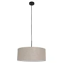 pendant luminaire SPARKLED LIGHT cylindrical, with shade E27 IP20, black matt dimmable