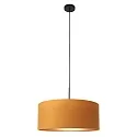 pendant luminaire SPARKLED LIGHT cylindrical, with shade E27 IP20, black matt dimmable