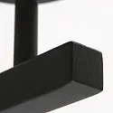 wall luminaire STANG up, cylindrical, with shade E27 IP20, black matt dimmable
