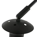 Steinhauer wall luminaire SPARKLED LIGHT half round, with shade, adjustable E27 IP20, black matt 