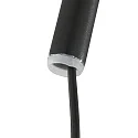 Steinhauer wall luminaire SPARKLED LIGHT half round, with shade, adjustable E27 IP20, black matt 