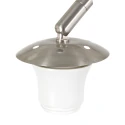 Steinhauer Wandarmatuur SPARKLED LIGHT halfrond, instelbaar E27 IP20, staal geborsteld 