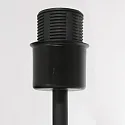 Steinhauer wall luminaire STANG with shade, with LED spot E27 IP20, black matt 