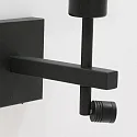 wall luminaire STANG with shade, with LED spot E27 IP20, black matt 