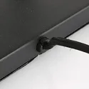 Steinhauer table lamp STANG up, 2-fold, with switch, with shade, with plug E27 IP20, black matt dimmable