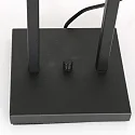 Steinhauer table lamp STANG up, 2-fold, with switch, with shade, with plug E27 IP20, black matt dimmable