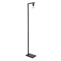 floor lamp STANG down, with switch, with shade, with plug E27 IP20, black matt dimmable