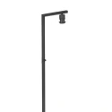 Steinhauer Staande lamp STANG down, met schakelaar, met lampenkap, met stekker E27 IP20, zwart mat dimbaar