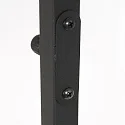 Steinhauer floor lamp STANG down, with switch, with shade, with plug E27 IP20, black matt dimmable