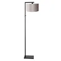 Steinhauer floor lamp STANG down, with switch, with shade, with plug E27 IP20, black matt dimmable