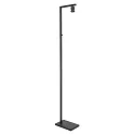Steinhauer floor lamp STANG down, with switch, with shade, with plug E27 IP20, black matt dimmable