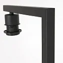 Steinhauer floor lamp STANG down, with switch, with shade, with plug E27 IP20, black matt dimmable
