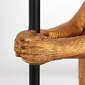 anne light & home table lamp ANIMAUX - SURICATE up, with switch, with shade, with plug E27 IP20, black matt 