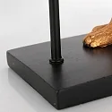 anne light & home table lamp ANIMAUX - SURICATE up, with switch, with shade, with plug E27 IP20, black matt 