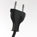 Steinhauer floor lamp PRESTIGE CHIC cylindrical, with switch, with shade, with jointed arm, with plug E27 IP20, black matt dimmable
