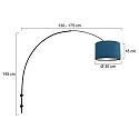 Steinhauer wall luminaire SPARKLED LIGHT cylindrical, with switch, with shade, with plug, adjustable E27 IP20, black matt 